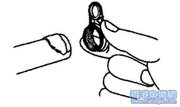 小心地對齊guide line，再套入guide!