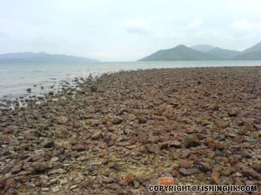 泥涌右,望赤門海峽