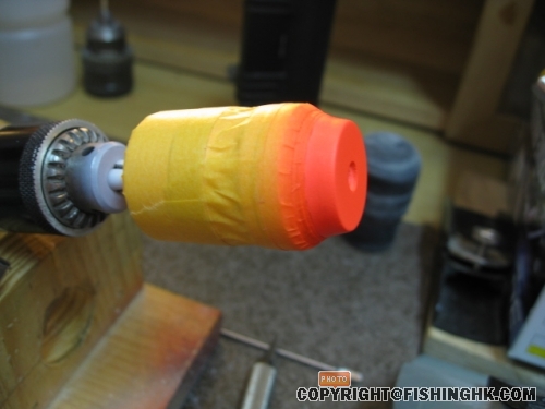 包好膠紙再上色