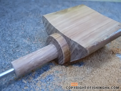 車出插入手柄位置；