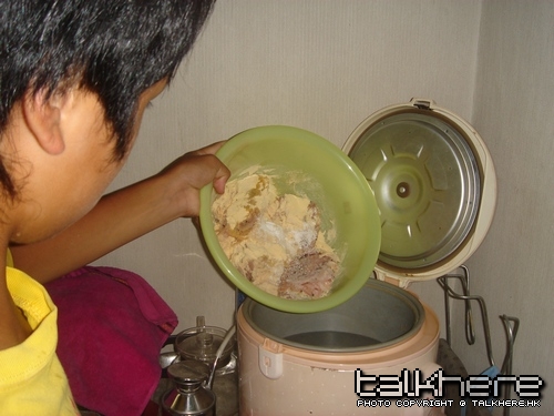 準備煮成香蝦場